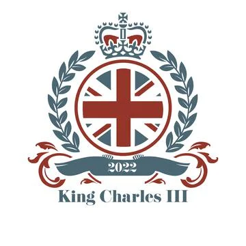 King Charles III 2022 vector illustration. Stock Illustration