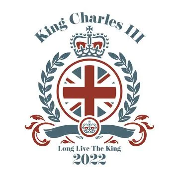 King Charles III 2022 vector illustration. Stock Illustration