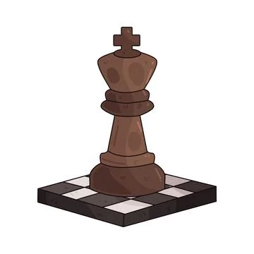 King of chess  illustration Stock Illustration