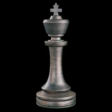 King Chess Piece Stock Illustration