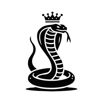 King cobra icon Stock Illustration