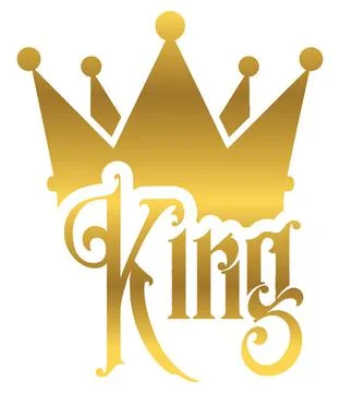 King with crown icon Stock Illustration