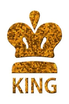 King crown Stock Illustration