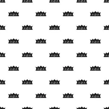 King crown pattern vector 스톡 일러스트