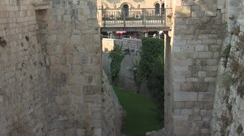 King David Tower Stock Footage 488170