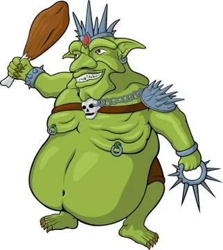 King of goblins Stock Illustration