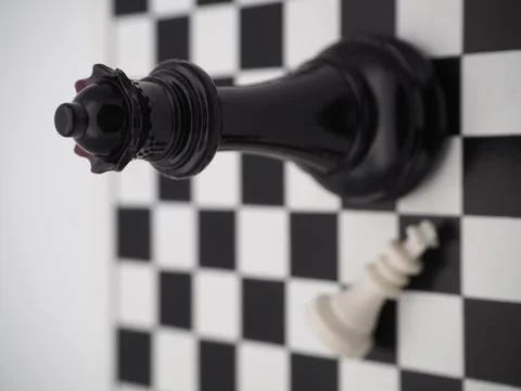 The king has fallen, long live the new Queen! Stock Photos