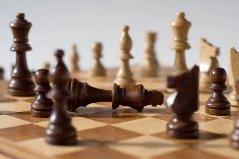 King has fallen Stock Photos