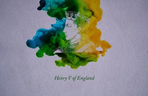 King Henry V of England Illustrazione stock