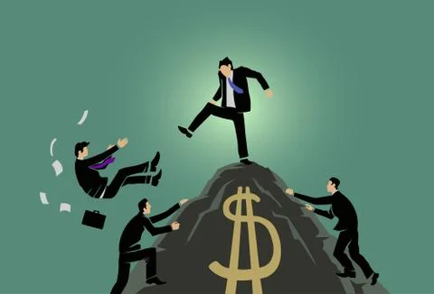 King of the hill Ilustração Stock