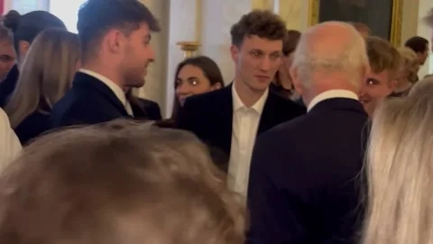 King hosts reception for Olympic and Paralympic athletes  Video stock 291179768