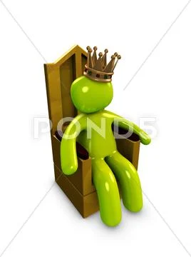 King Stock Illustration