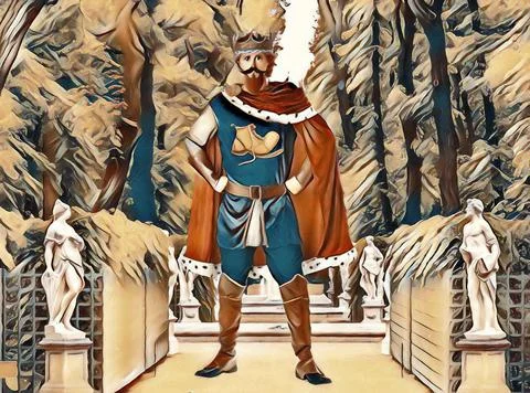 King Stock Illustration