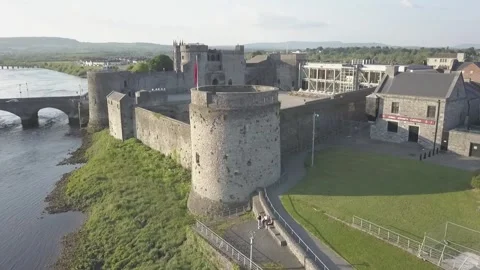 King John's Castle - Limerick Stock Footage 257714111
