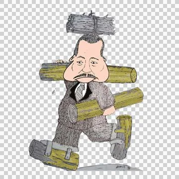 King of Jungle  Stock Illustration