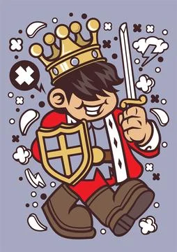 King Kid Stock Illustration