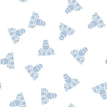 King kingdom glyph seamless pattern Stock-Illustration