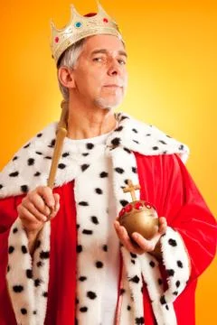 The King Lives Stockfoto's
