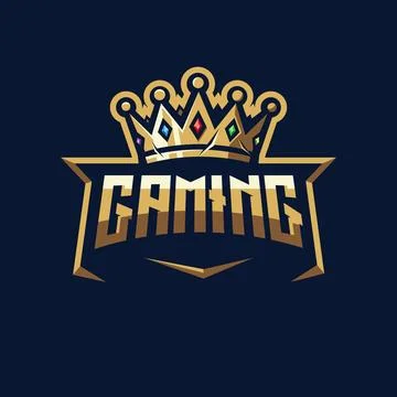 King Logo for Gaming Stock Illustration