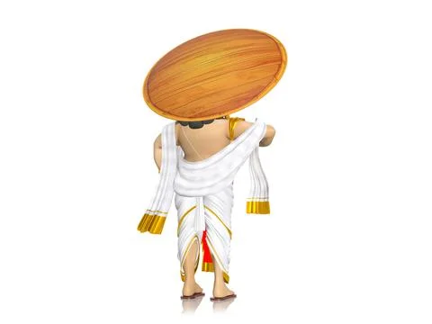 King Mahabali Stock Illustration