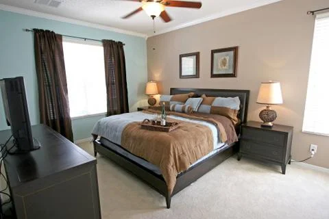 King Master Bedroom Stock Photos