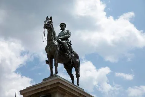 King Monument to the Liberator in Sofia. Stock Photos