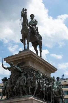 King Monument to the Liberator in Sofia. Foto stock