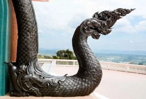 The king of Nagas Stock Photos