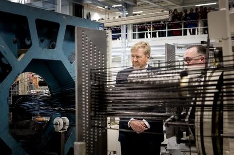 King opens composite product manufacturing facility Prince Fibre, Kampen, Nether Stock Photos