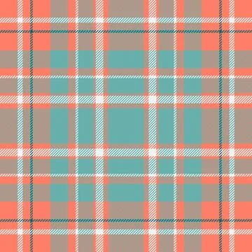 King pattern textile plaid, periodic check fabric texture. Thread tartan se.. Stock Illustration