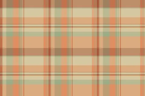 King plaid seamless texture, repeat fabric pattern tartan. Realistic vector.. Stock Illustration