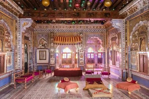 King restroom with unique interiors inside view from different angle 스톡 사진