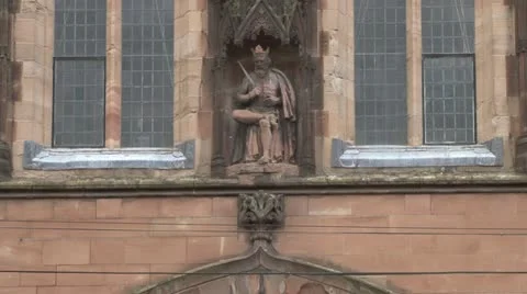 King Sculpture Video stock 11523172