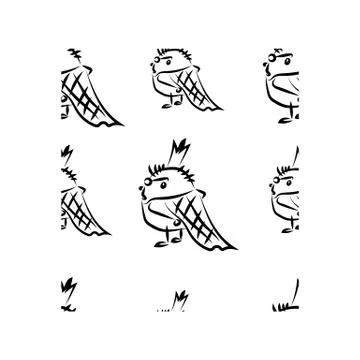 King seamless pattern Stock Illustration