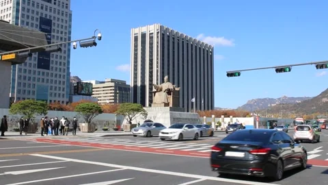 King Sejong Plaza Video stock 170169255