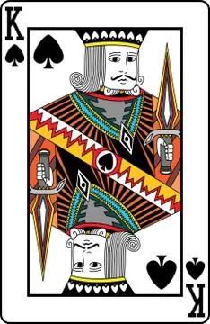 King of spades Stock Illustration