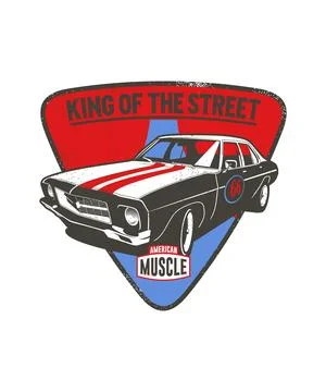 King of the street Stock Illustration