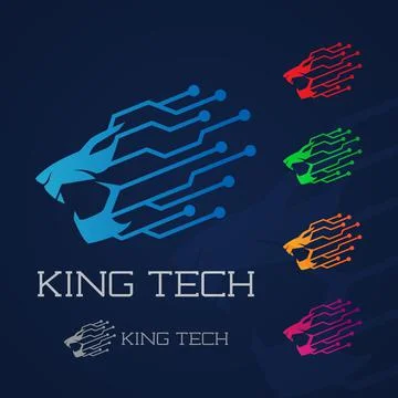 King tech Stock Illustration