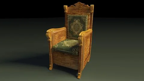 King Throne 2 3D Model