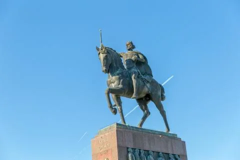 King Tomislav monument Stock Photos