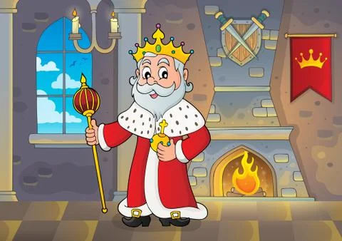 King topic image Stock Illustration