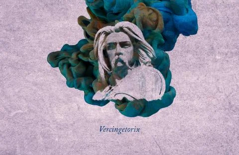 King Vercingetorix Illustrazione stock