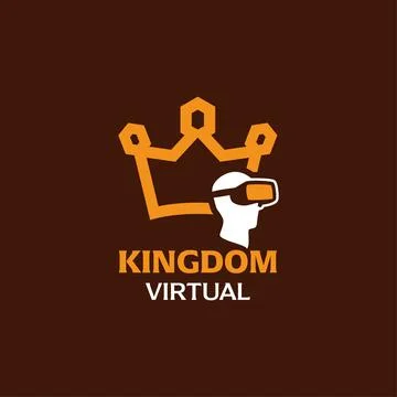 King Virtual Logo Stock Illustration
