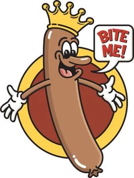 King of the Wieners Stock Illustration