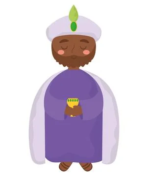 King wise balthazar Stock Illustration