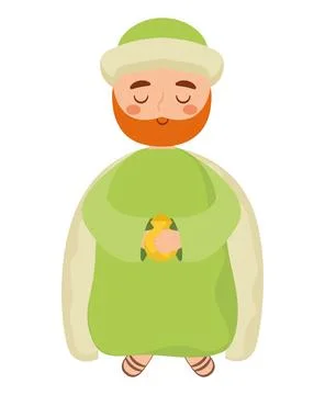 King wise melchior Stock Illustration