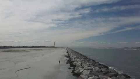 KINGDAVID RUNNINGLIGHTHOUSE Stock Footage 145170212