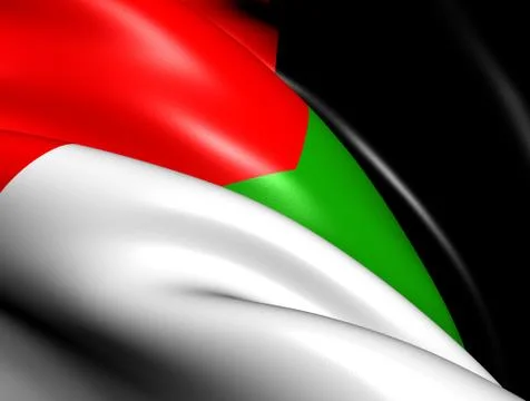 Kingdom of hejaz flag Stock Illustration