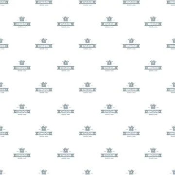 Kingdom pattern vector seamless 스톡 일러스트
