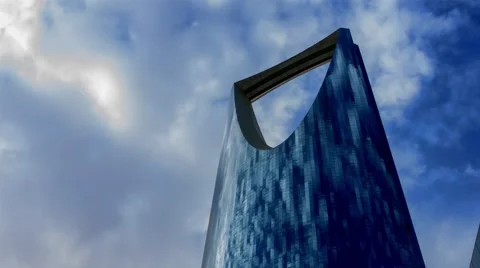 The kingdom Tower Stock Footage 50888323